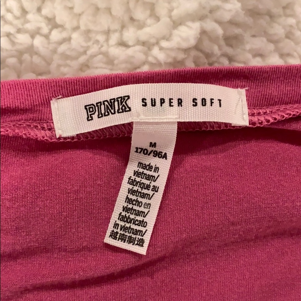 Super soft long sleeve pink shirt
